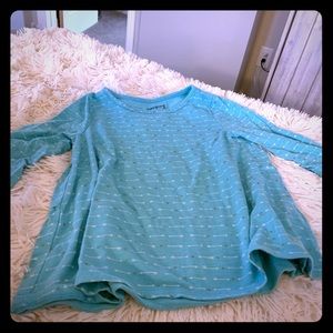 Girls jumping beans 3/4 sleeve top, size 6
